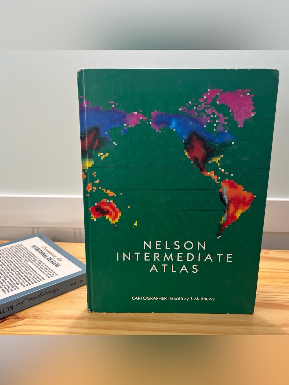 Vintage Nelson Atlas - Green Hardcover